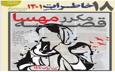 پرونده حوادث اخیر کشور در شماره جدید نشریه خاطرات سیاسی بررسی شد
